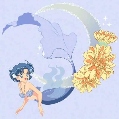 美少女战士变身美人鱼头像图片