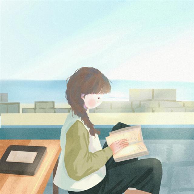 唯美清新治愈系女生头像插画图片 治愈心灵
