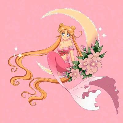 美少女战士变身美人鱼头像图片