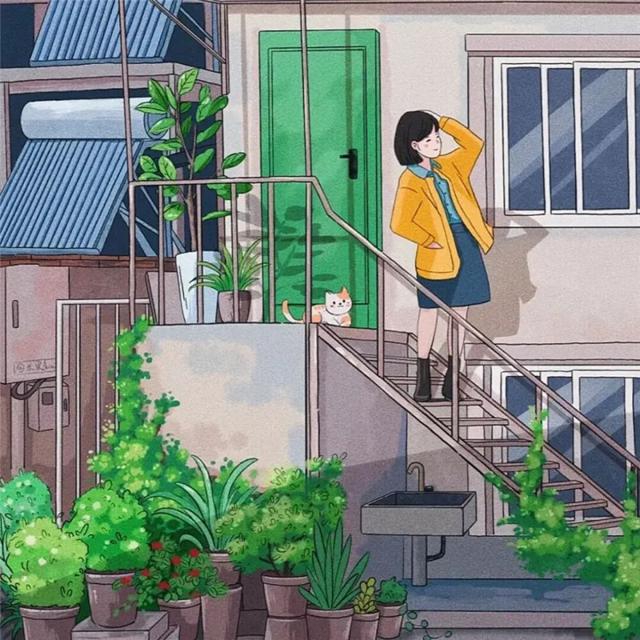 唯美清新治愈系女生头像插画图片 治愈心灵
