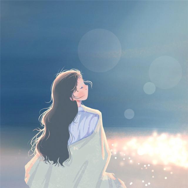 唯美清新治愈系女生头像插画图片 治愈心灵