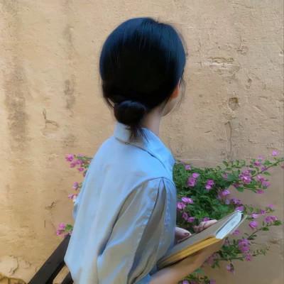 唯美微信头像女背影清新