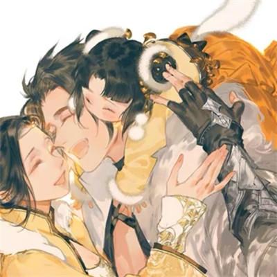 爱情浪漫甜蜜的古风情侣头像图片