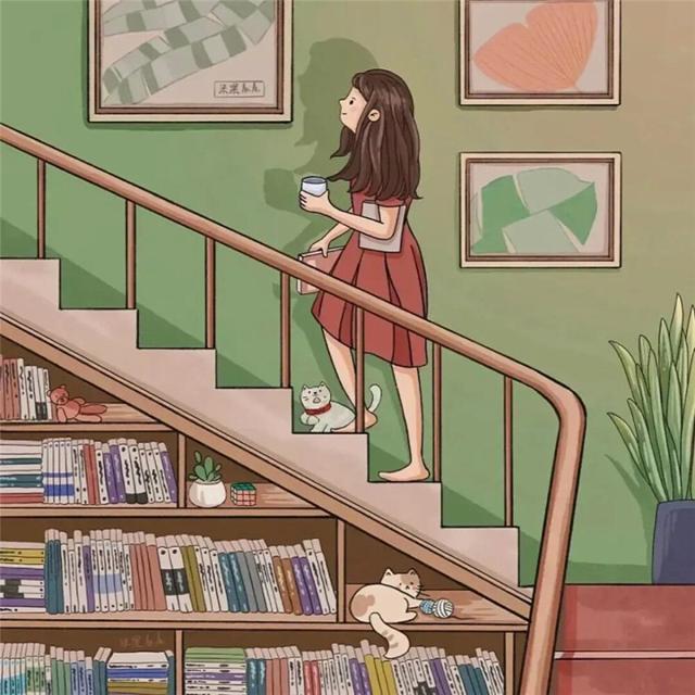 唯美清新治愈系女生头像插画图片 治愈心灵