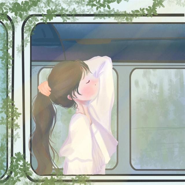 唯美清新治愈系女生头像插画图片 治愈心灵