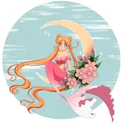 美少女战士变身美人鱼头像图片