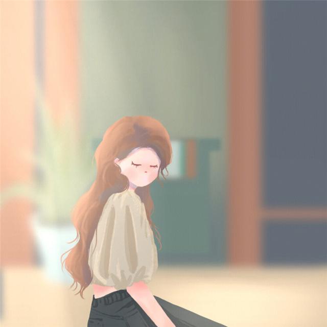 唯美清新治愈系女生头像插画图片 治愈心灵