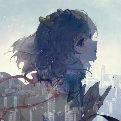 女生头像又仙又丧动漫图片