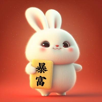 本命年兔女款爆款2023头像