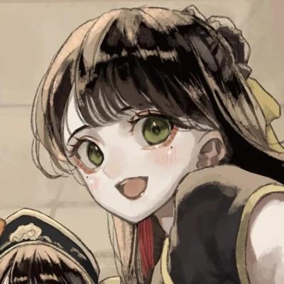 女生四人团头动漫图片