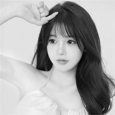 微信高清黑白女生头像100张