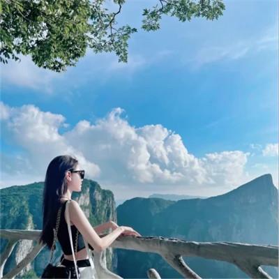 野外头像女 高清唯美的头像女风景大自然图片