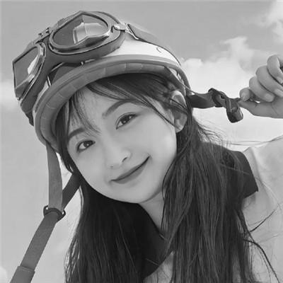 微信高清黑白女生头像100张