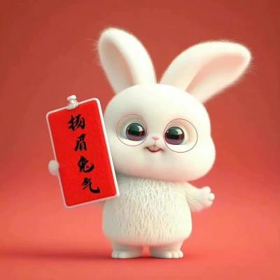 本命年兔女款爆款2023头像