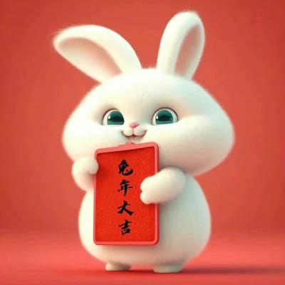 本命年兔女款爆款2023头像