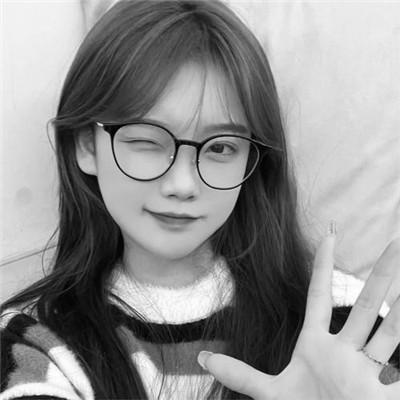 微信高清黑白女生头像100张