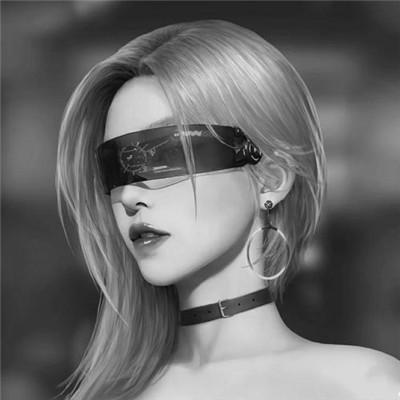 微信高清黑白女生头像100张