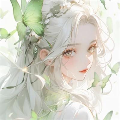 32张高清好看的AI系列女生头像图片