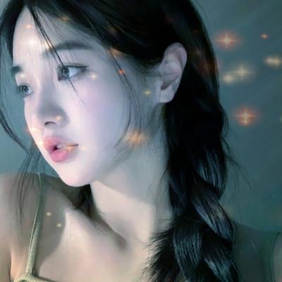 梦幻星空的女生头像 高清超好看的星空头像女生图片