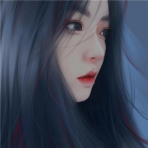 超美超好看的女生手绘头像图片 五官立体精致细腻
