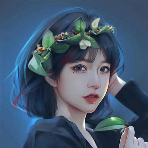 超美超好看的女生手绘头像图片 五官立体精致细腻