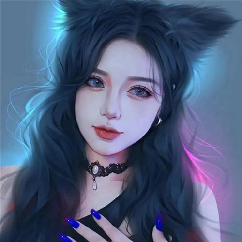 超美超好看的女生手绘头像图片 五官立体精致细腻