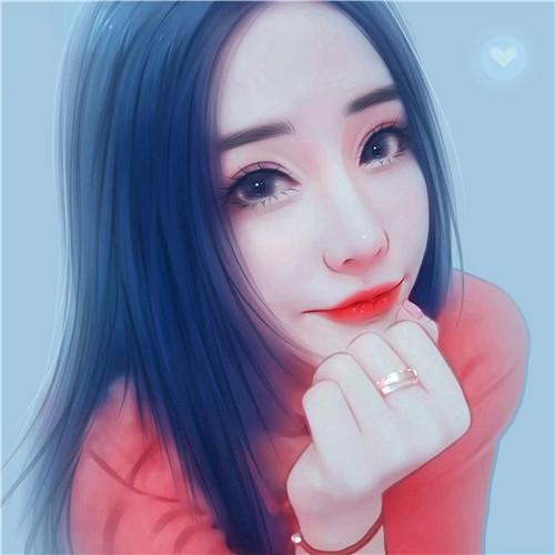 超美超好看的女生手绘头像图片 五官立体精致细腻