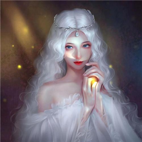 超美超好看的女生手绘头像图片 五官立体精致细腻