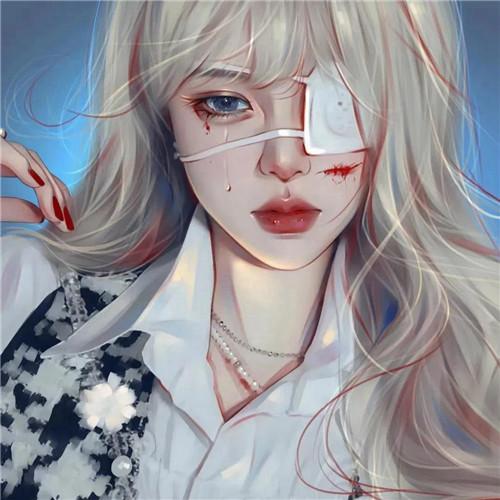 超美超好看的女生手绘头像图片 五官立体精致细腻