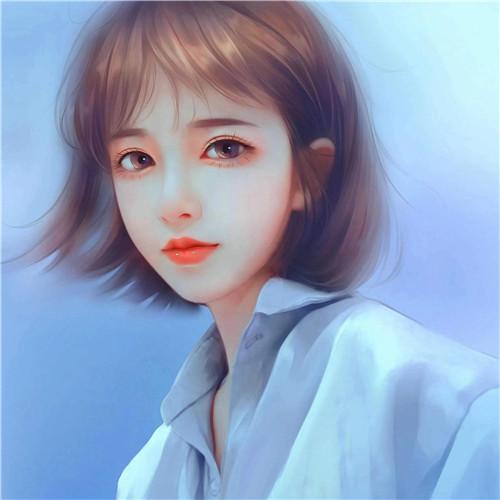 超美超好看的女生手绘头像图片 五官立体精致细腻