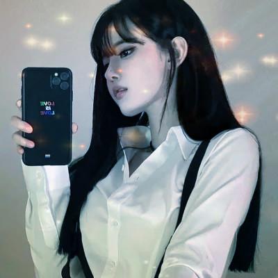 梦幻星空的女生头像 高清超好看的星空头像女生图片