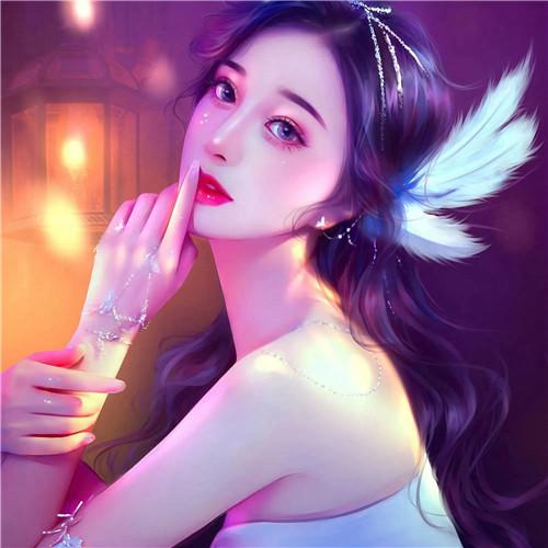 超美超好看的女生手绘头像图片 五官立体精致细腻