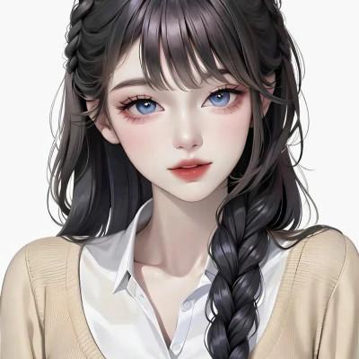 手绘美女头像唯美图片高清32张