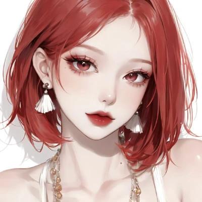手绘美女头像唯美图片高清32张