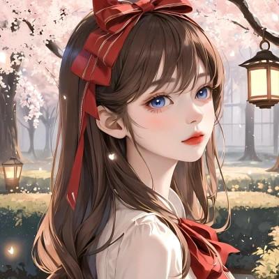 手绘美女头像唯美图片高清32张
