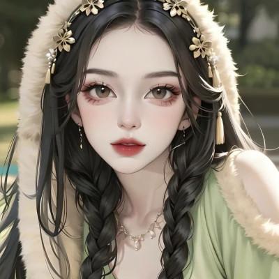 手绘美女头像唯美图片高清32张