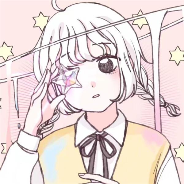 可爱女生三人闺蜜头像动漫30张
