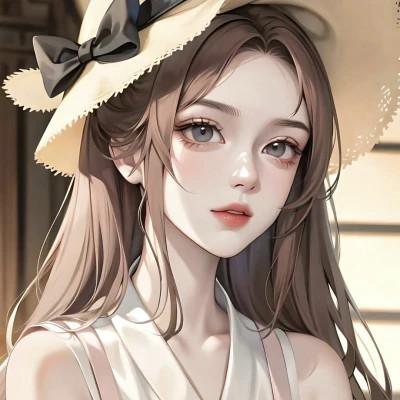 手绘美女头像唯美图片高清32张