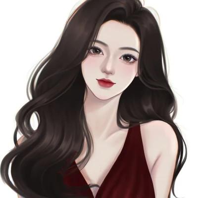 好看的微信头像女手绘图32张