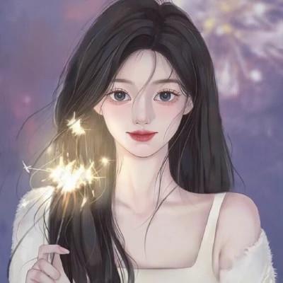 好看的微信头像女手绘图32张