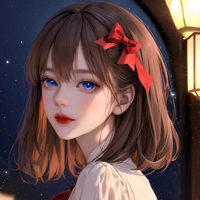 手绘美女头像唯美图片高清32张