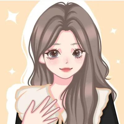 好看的微信头像女手绘图32张