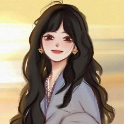 好看的微信头像女手绘图32张