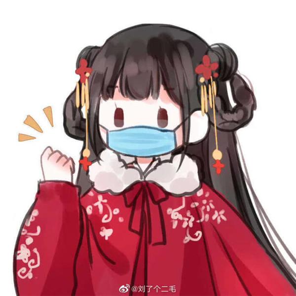 可爱女生三人闺蜜头像动漫30张