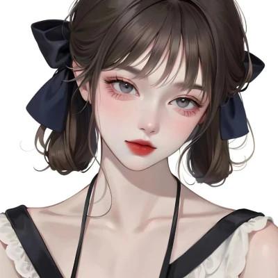 2023最好看手绘女生头像图片