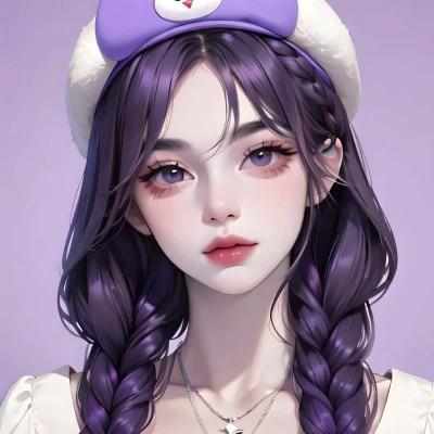 手绘美女头像唯美图片高清32张