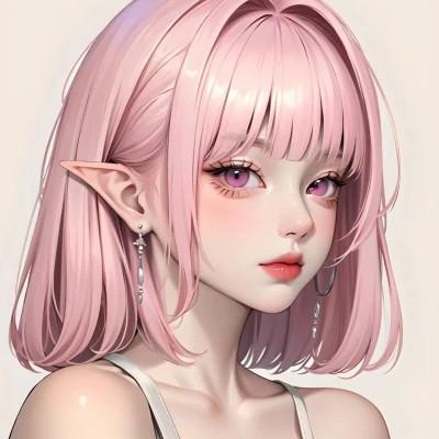 2023最好看手绘女生头像图片