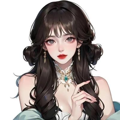 2023最好看手绘女生头像图片