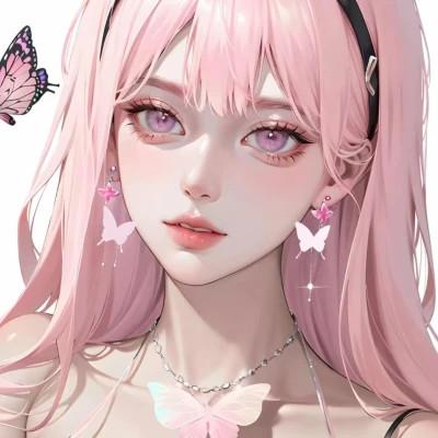 2023最好看手绘女生头像图片