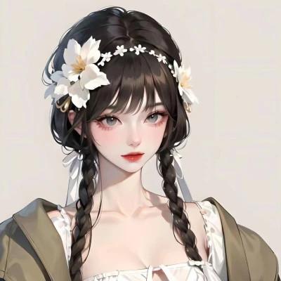 2023最好看手绘女生头像图片